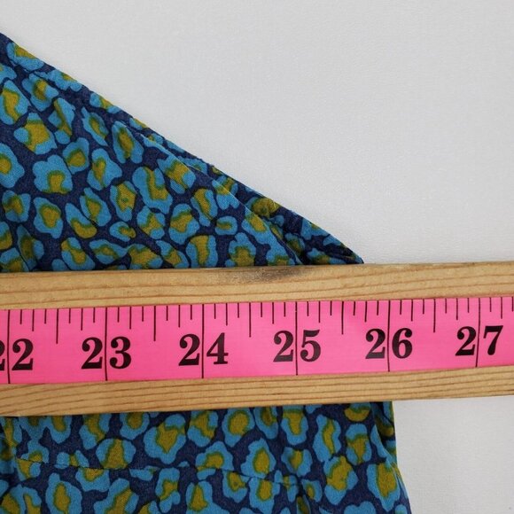 Old Navy Womens Sleeveless Blue Yellow Tank Top Plus Size 4X Scoop Neck Casual - Picture 10 of 11